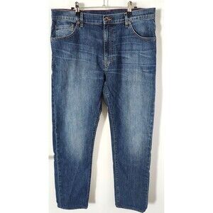 Raleigh Denim Jeans Men 36x30 Blue Graham Relax Taper Handcrafted USA